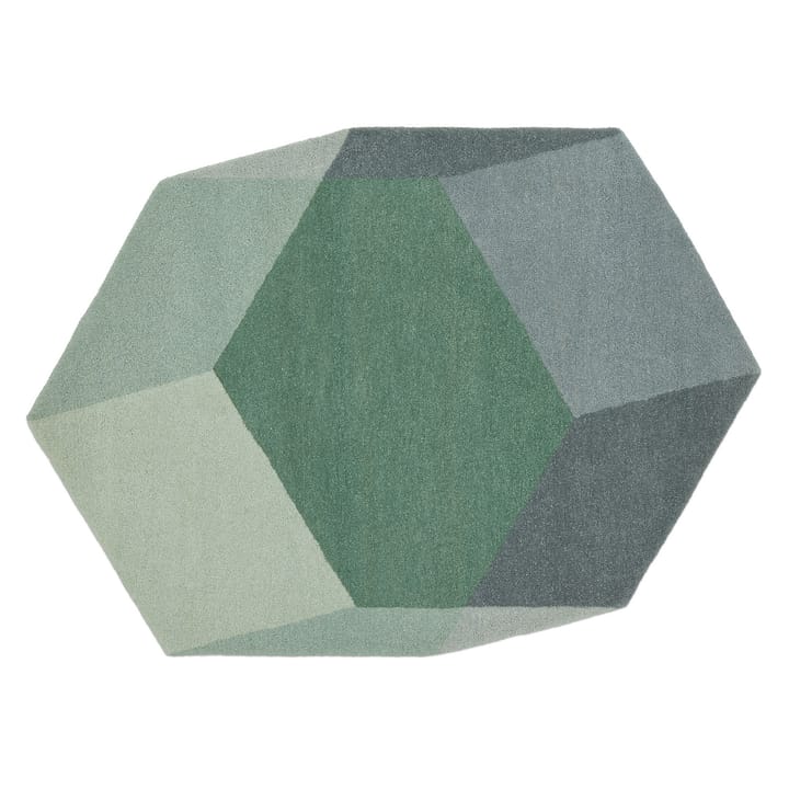 Iso rug  hexagon - Green - Puik
