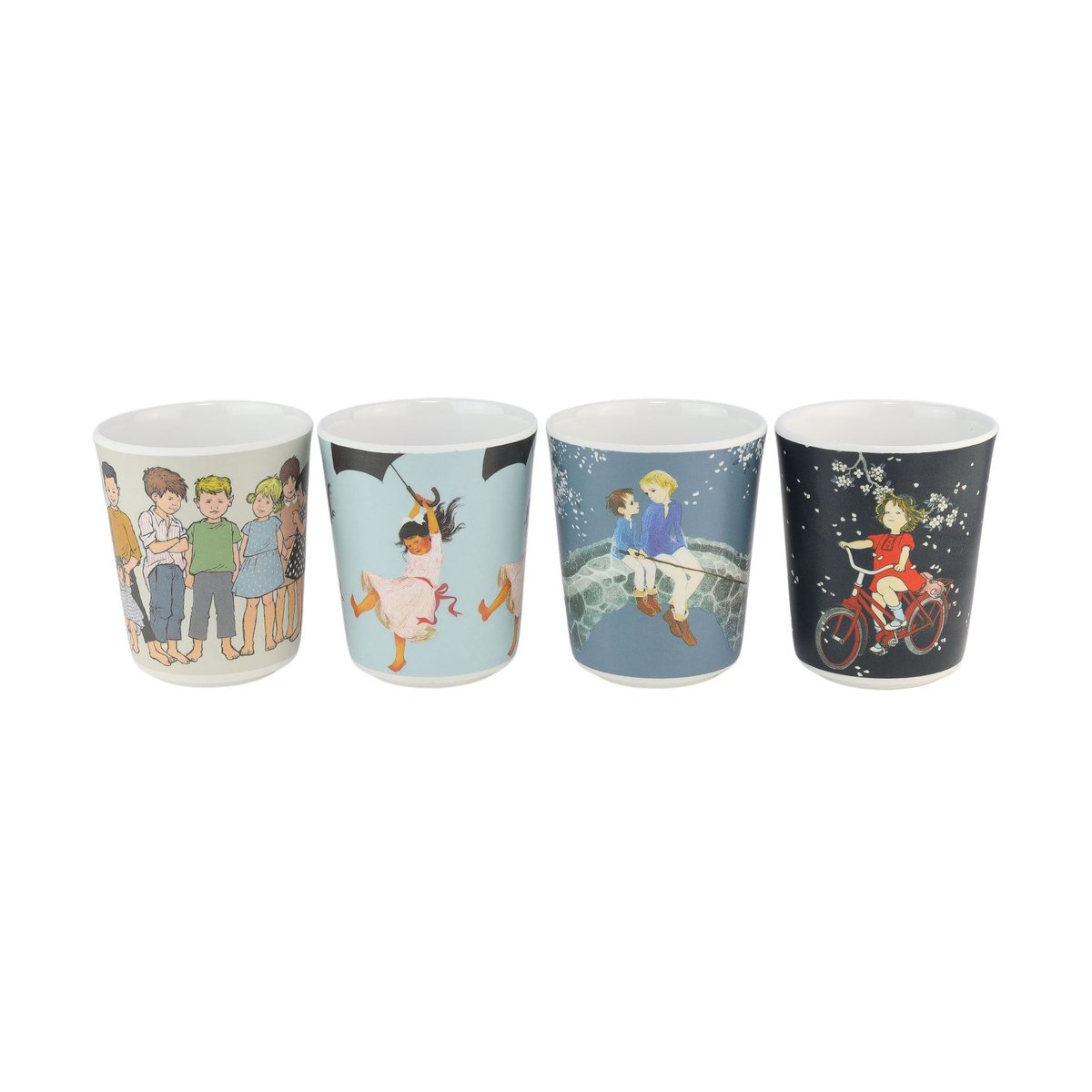 Rätt Start Astrid Lindgren collector's cups 15 cl 4-pack Multi