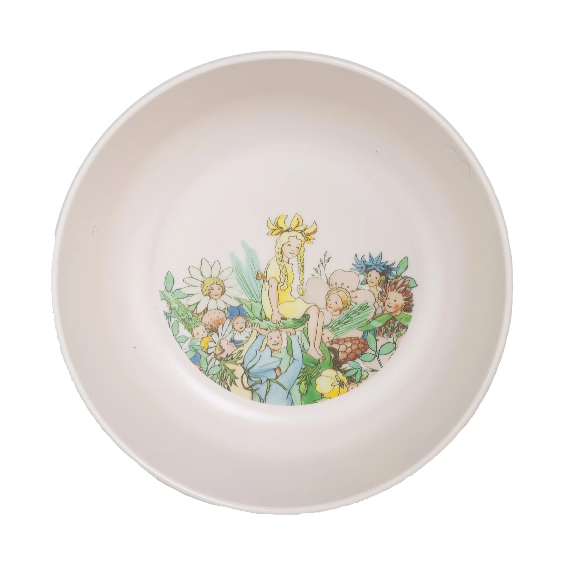 Elsa Beskow Blomsterfesten bowl Ø14.5 cm, White Rätt Start
