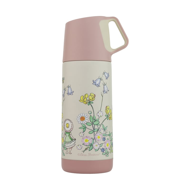 Rätt Start Elsa Beskow Blomsterfesten thermos 35 cl White