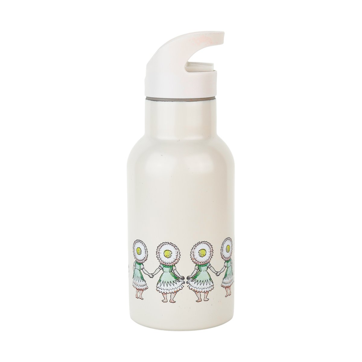 Rätt Start Elsa Beskow Blomsterfesten water bottle 34 cl White