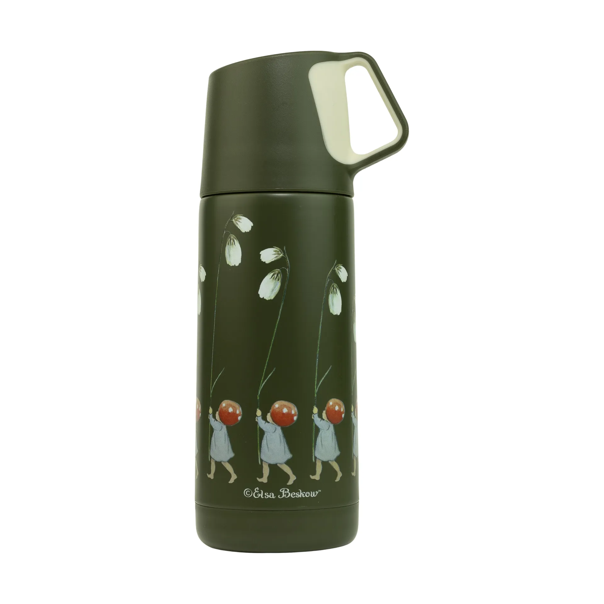 Elsa Beskow Tomtebobarnen thermos 35 cl, Green Rätt Start