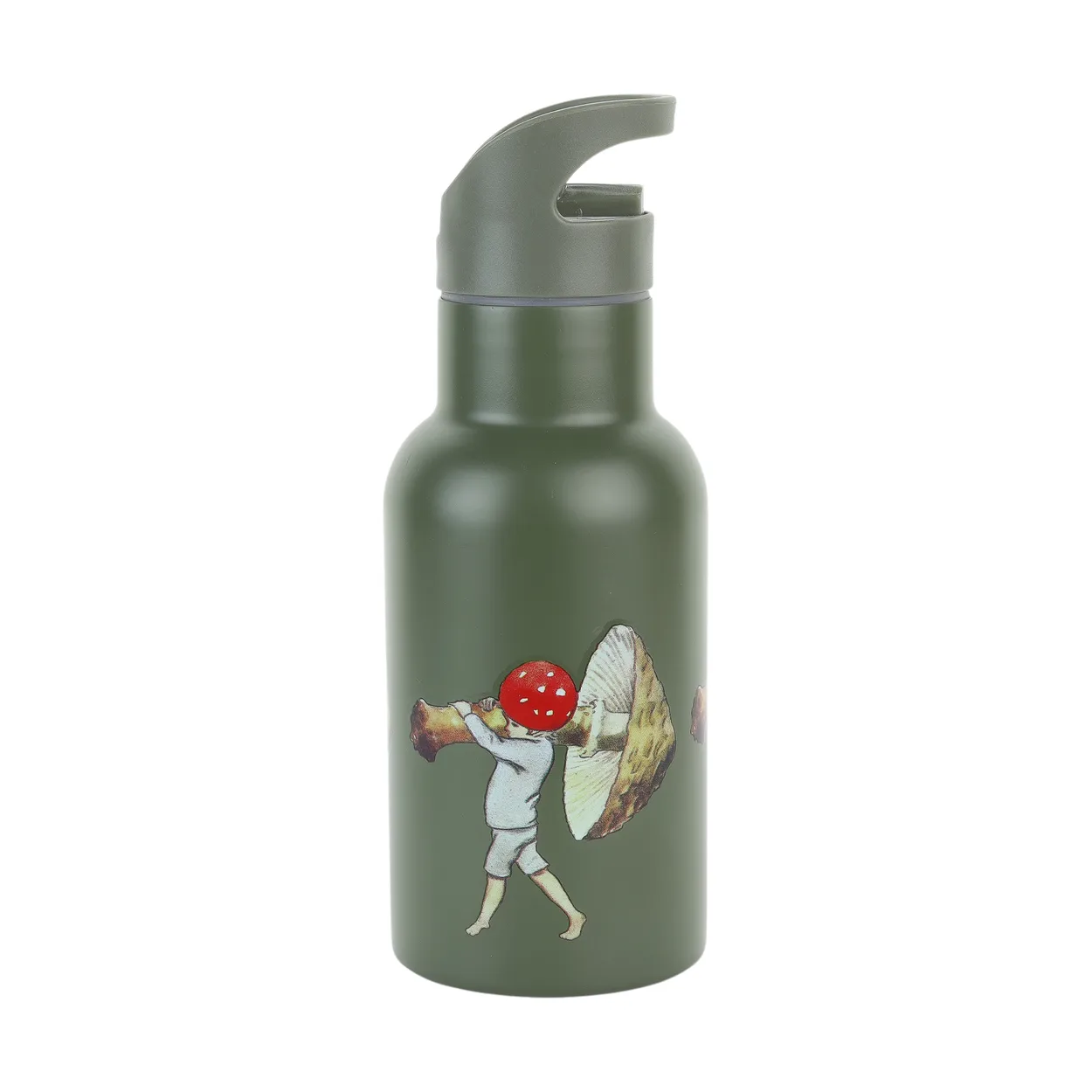 Rätt Start Elsa Beskow Tomtebobarnen water bottle 34 cl Green