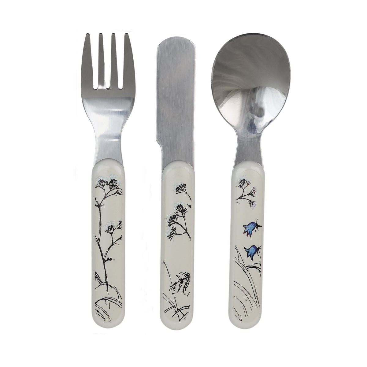 Rätt Start Emil i Lönneberga children's cutlery 3 pieces White
