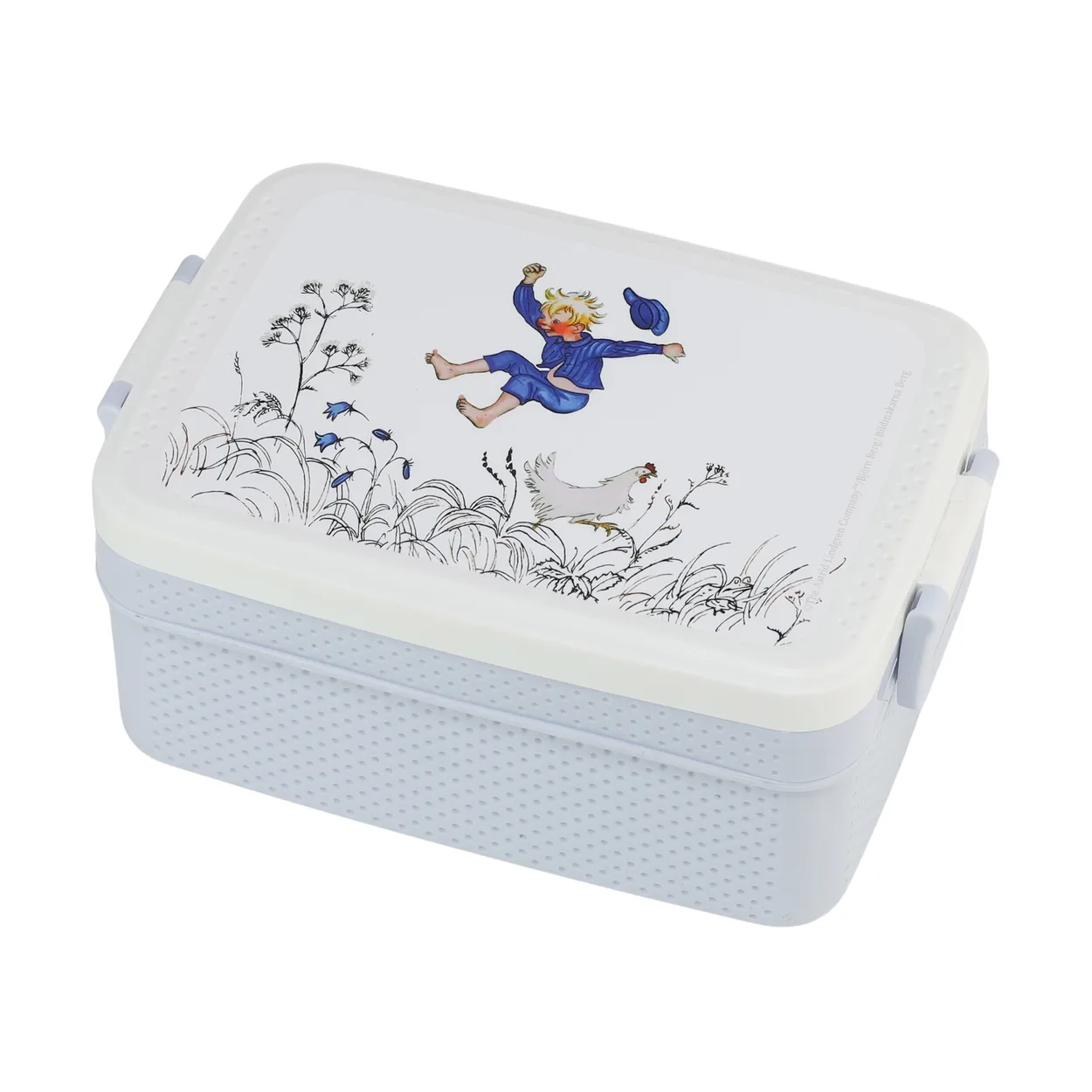 Rätt Start Emil i Lönneberga lunch box 8x18.5 cm Blue-white