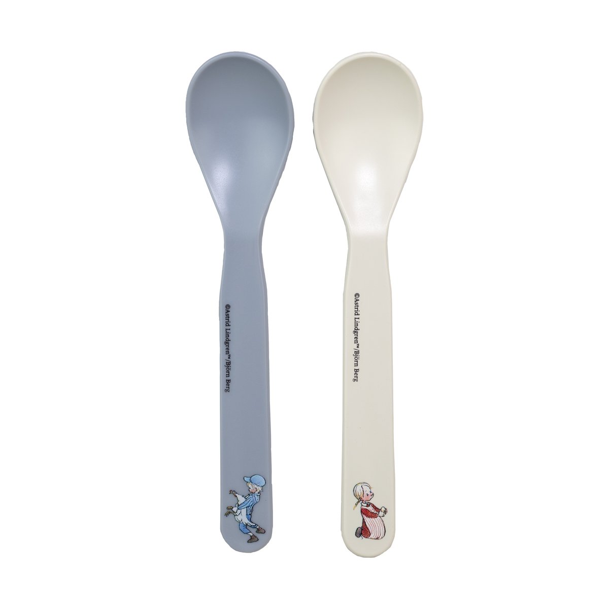 Rätt Start Emil i Lönneberga spoon 2-pack Blue-white