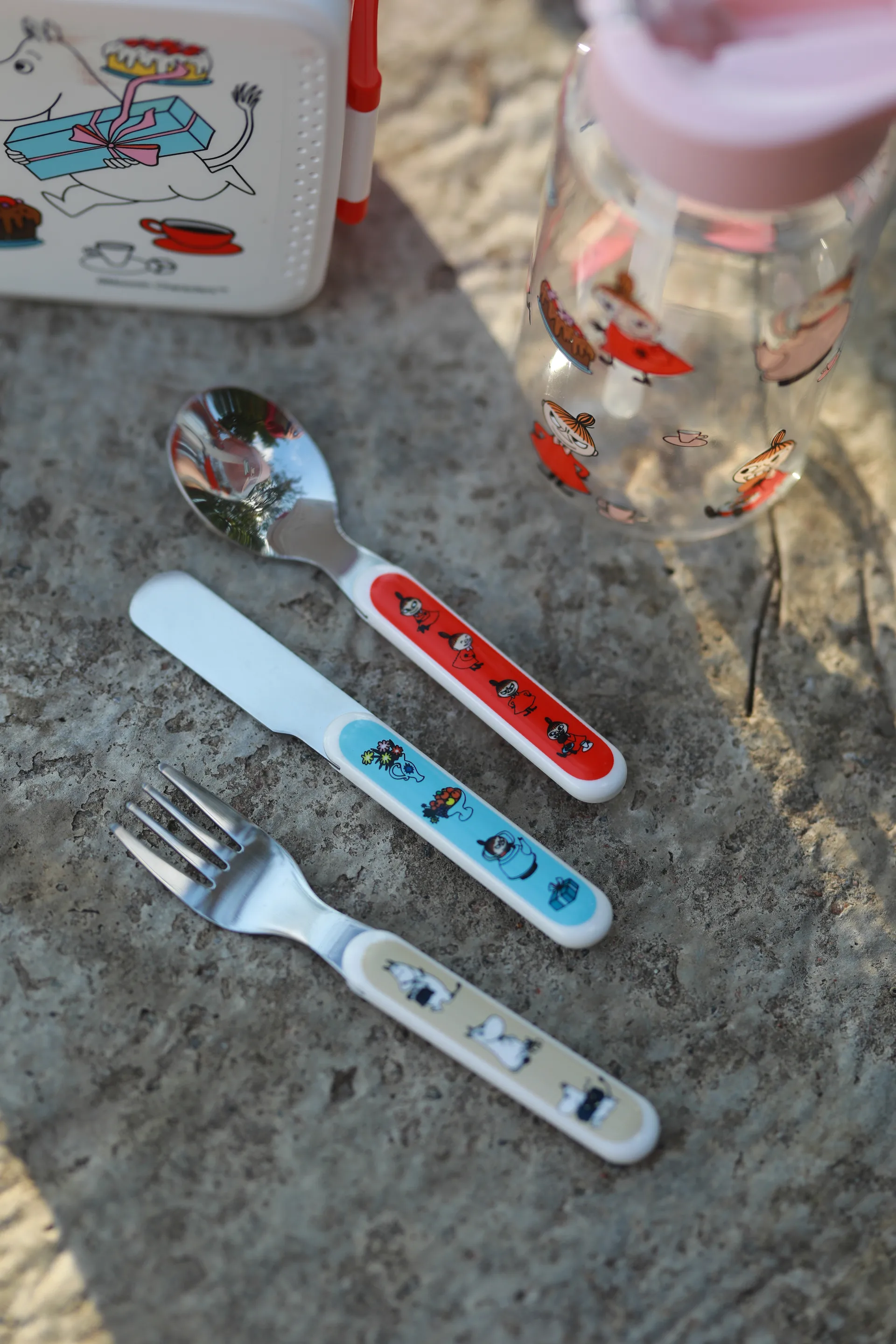 Moomin Little My cutlery set 3 pieces, Multi Rätt Start