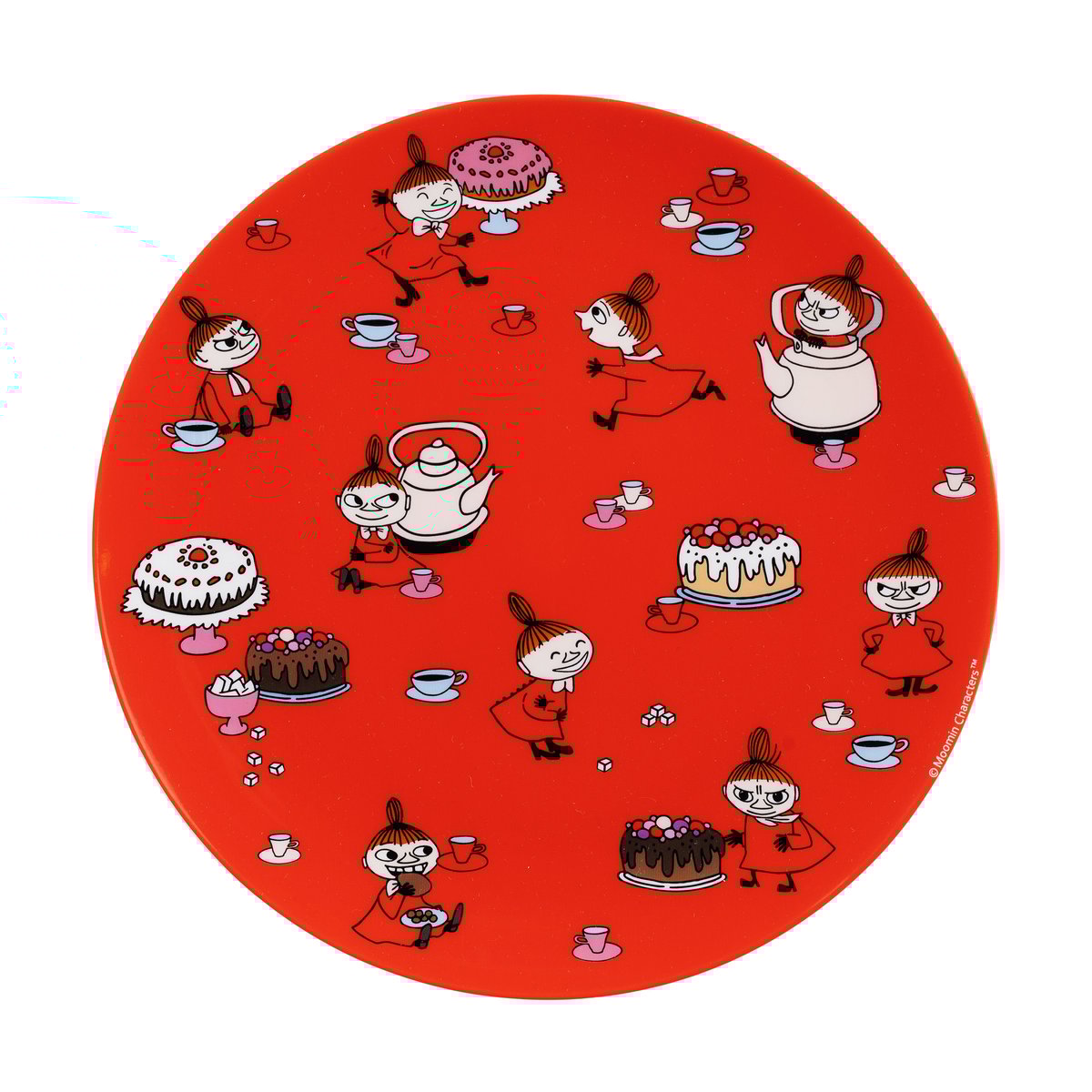 Rätt Start Moomin Little My flat plate Ø19.8 cm Red