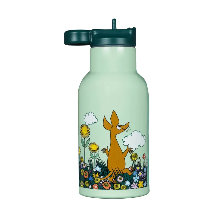 Moomin Meadow water bottle 34 cl - Green - Rätt Start