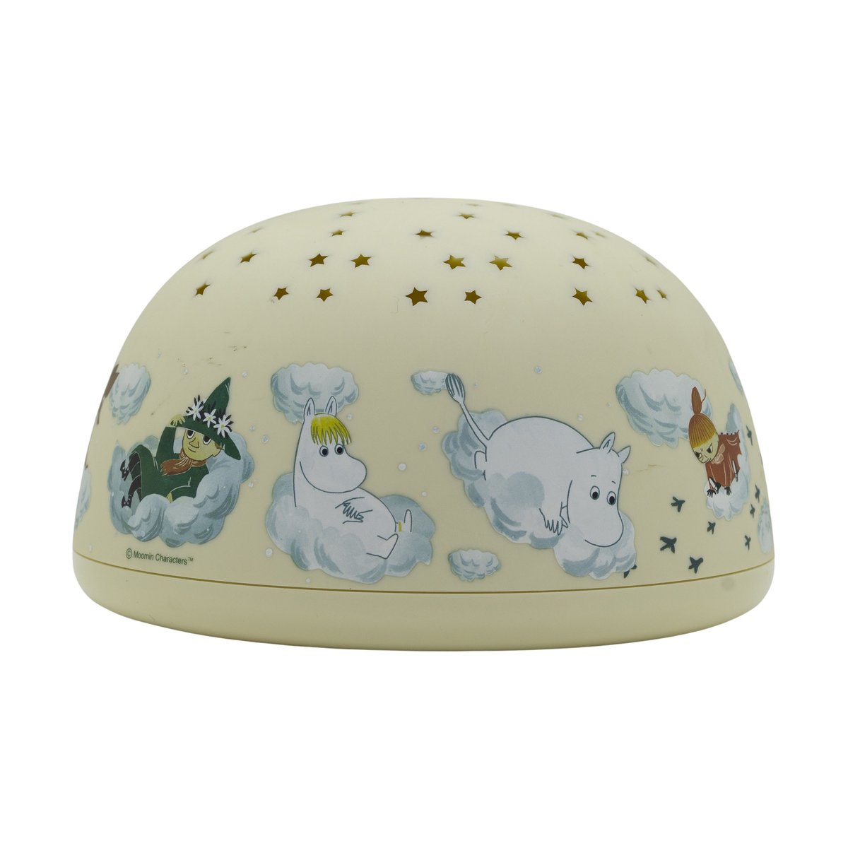 Rätt Start Moomin night lamp with starry sky and music Yellow