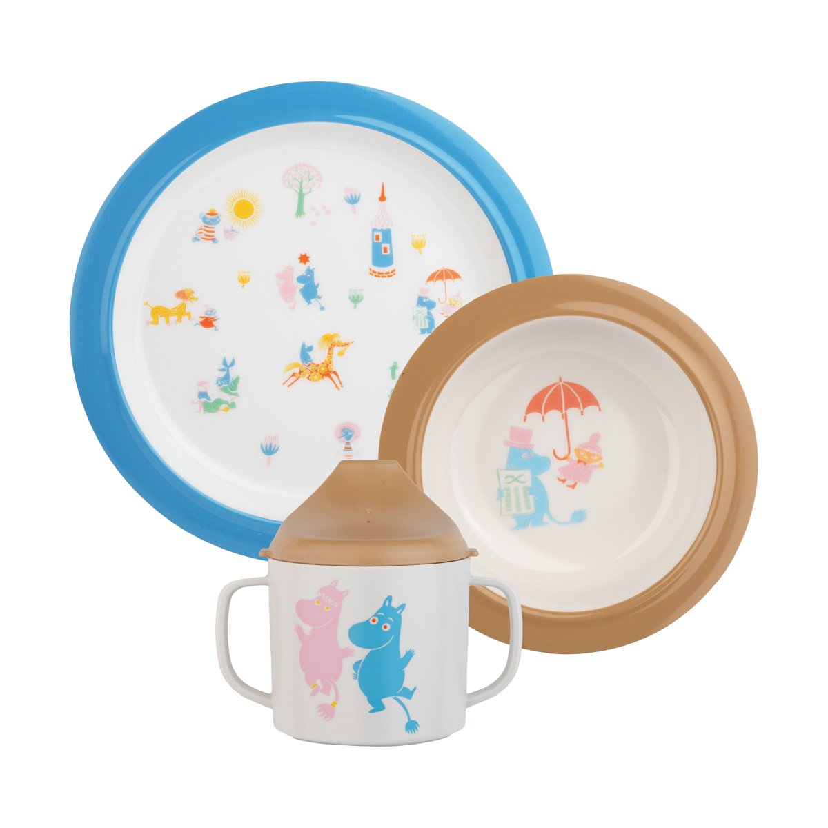 Rätt Start Mumin 80 children"s dinnerware set 3 pieces Multi