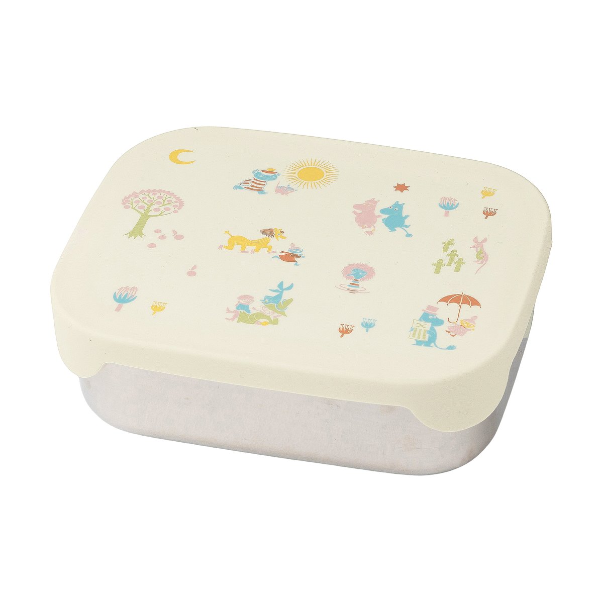 Rätt Start Mumin 80 lunchbox metal 13x17 cm Beige