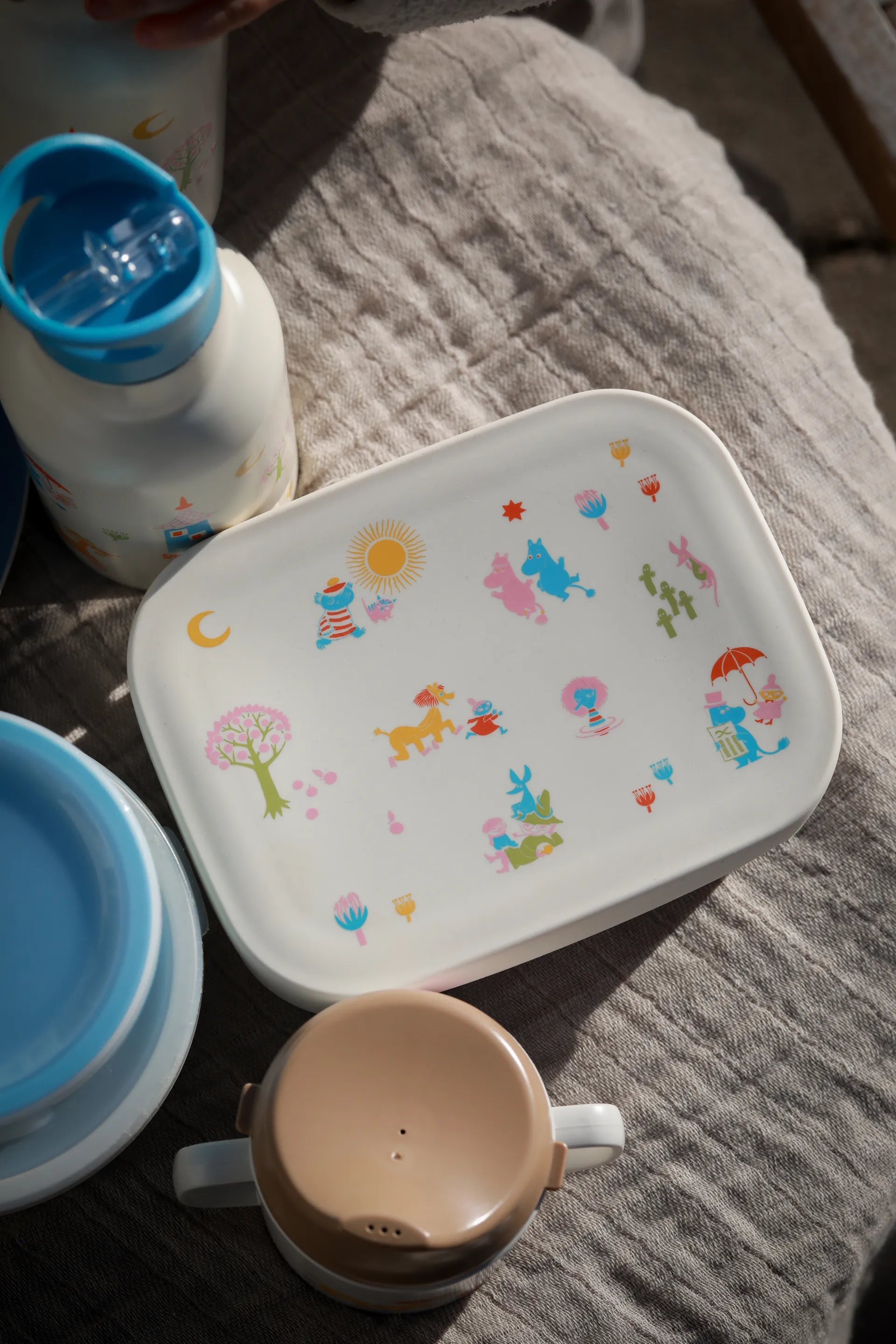 Mumin 80 lunchbox metal 13x17 cm, Beige Rätt Start