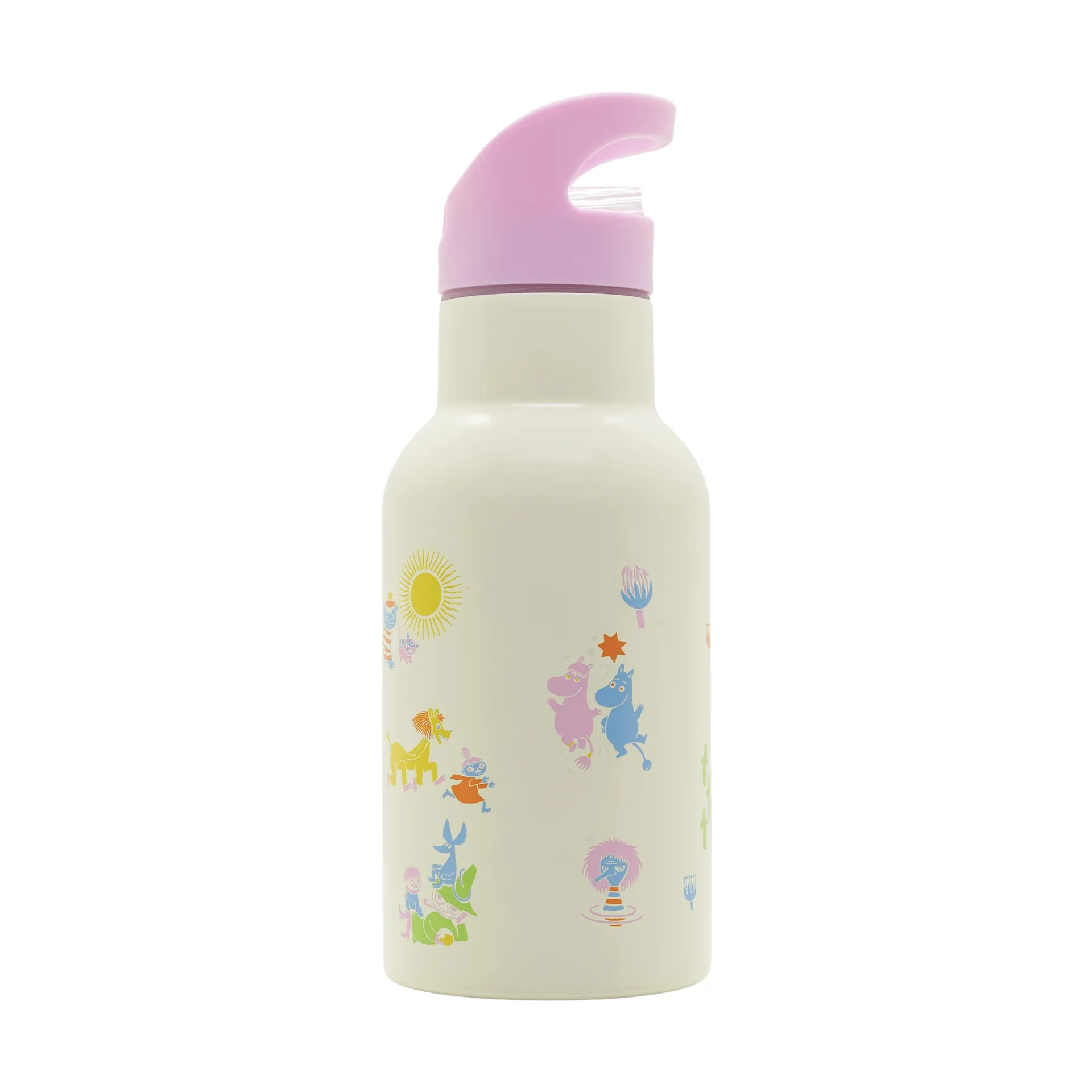 Mumin 80 water bottle 34 cl, Beige-pink Rätt Start