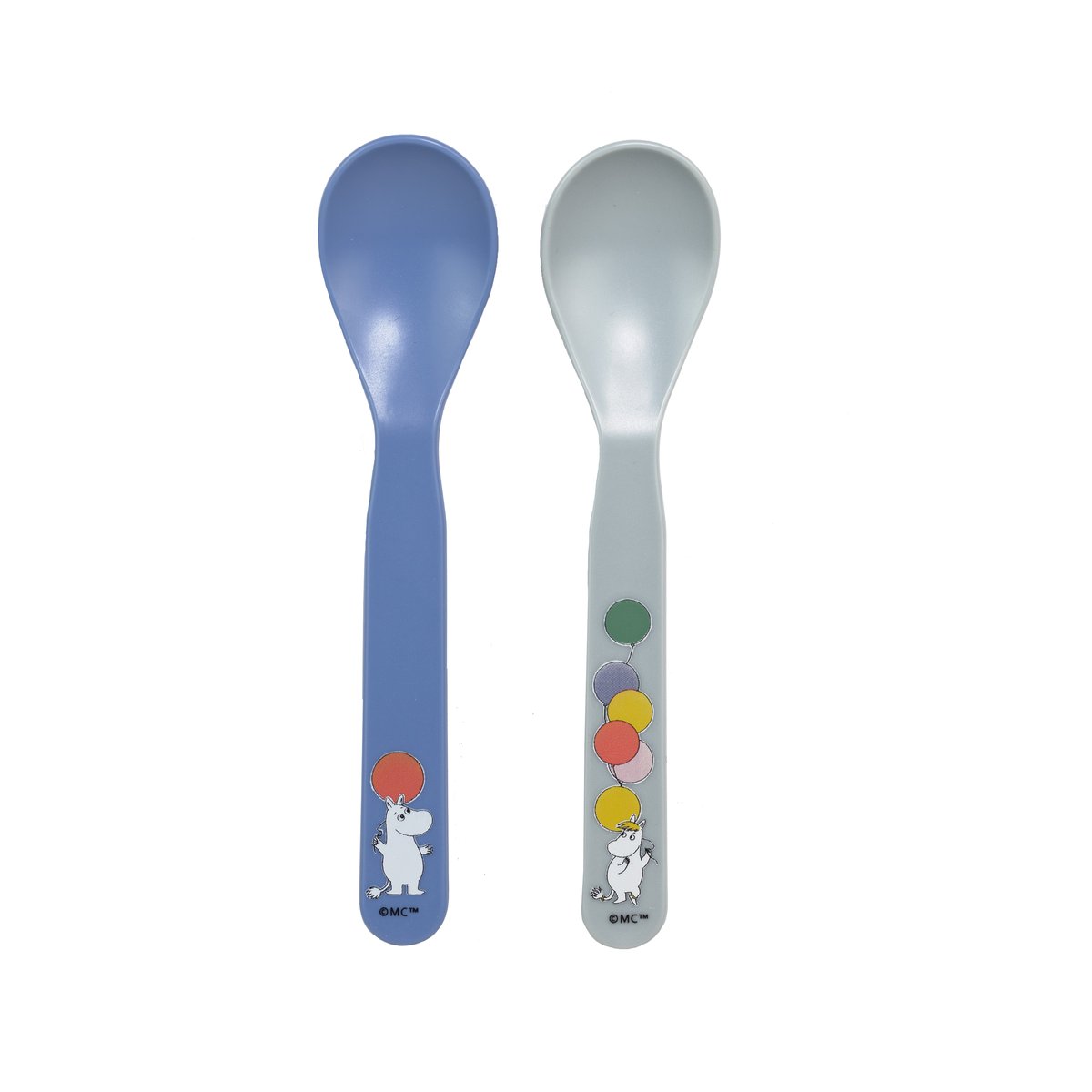 Rätt Start Mumin Festligheter spoon 2-pack Grey-blue