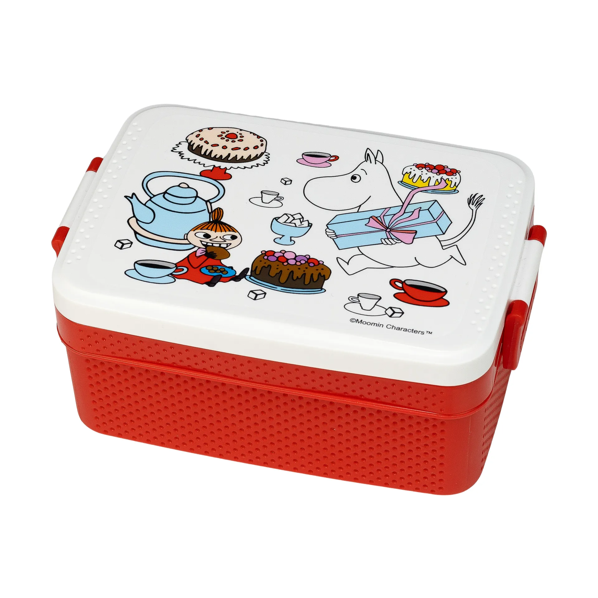 Mumin Little My lunch box 8x18.5 cm, White-red Rätt Start