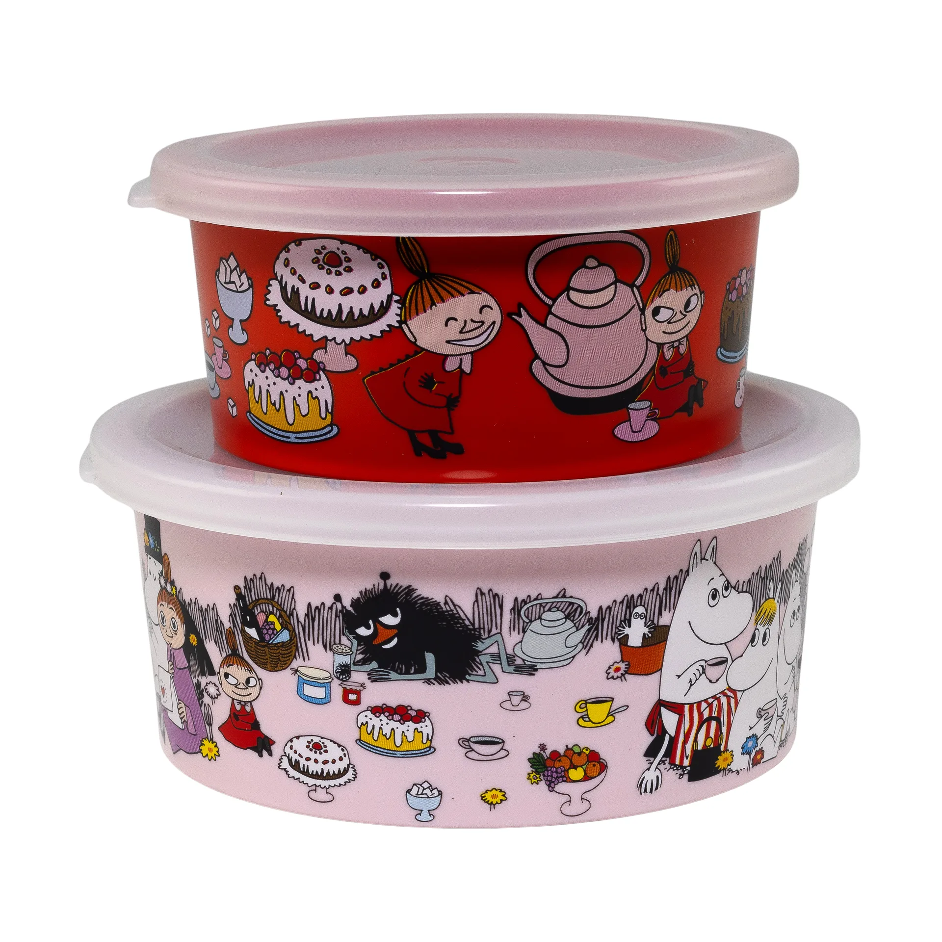 Mumin Picknick Lilla My snack box 2-pack, Multi Rätt Start