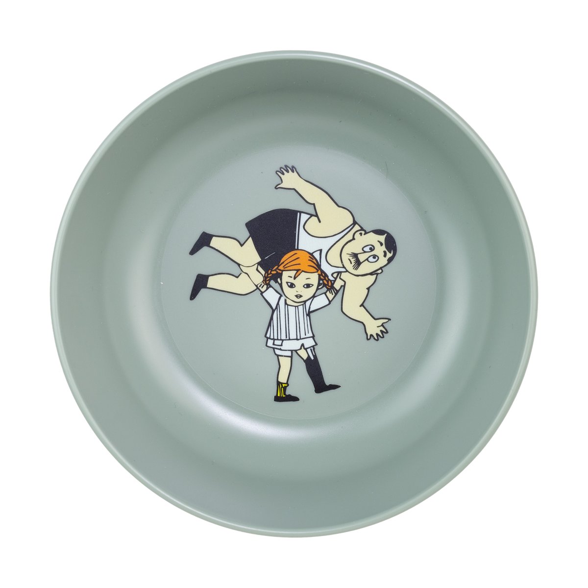 Rätt Start Pippi Cirkus bowl Ø14.5 cm Green