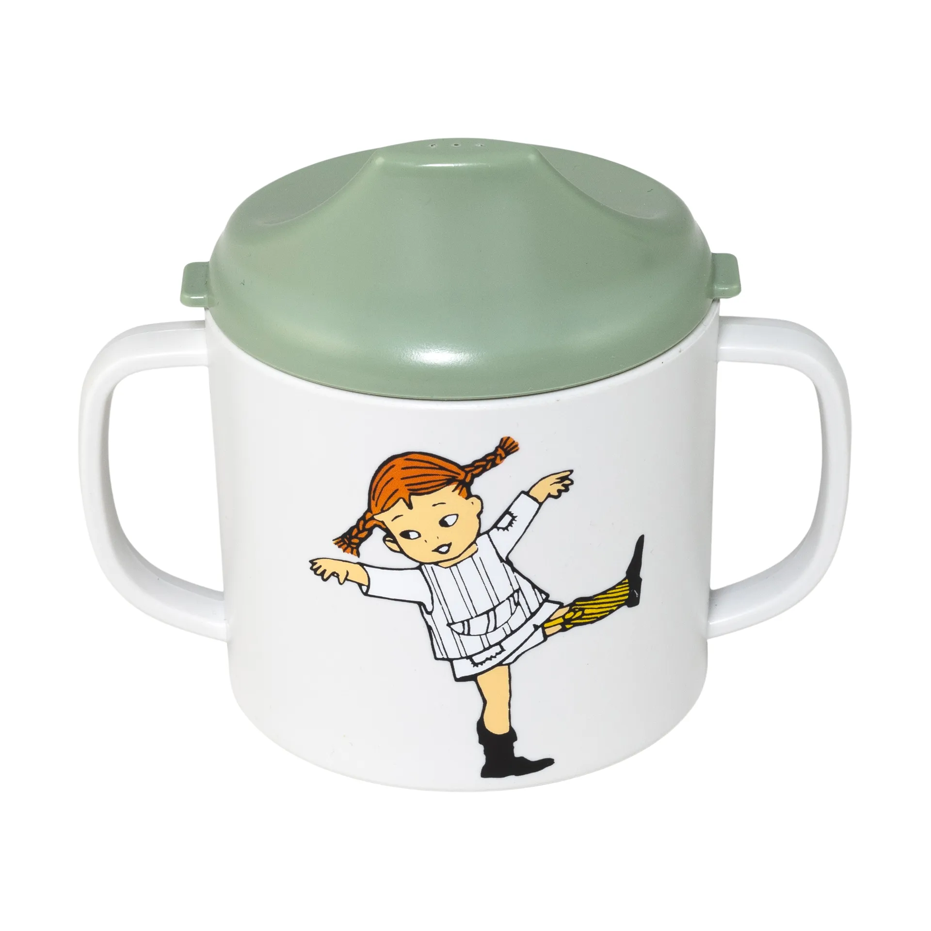 Pippi Cirkus sippy cup 20 cl, Green Rätt Start