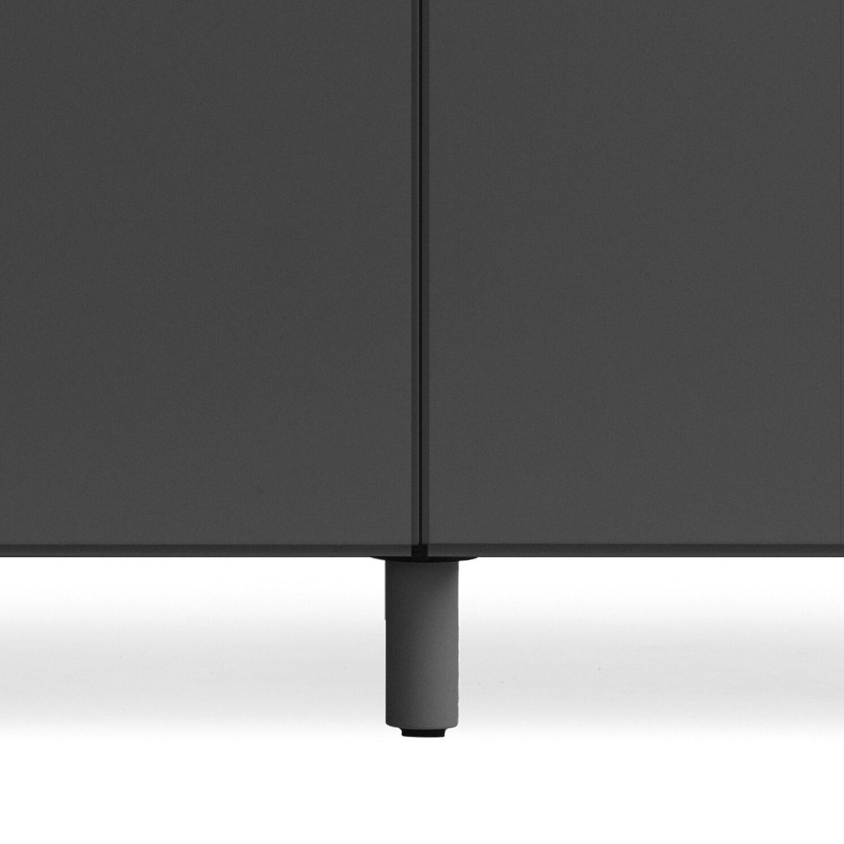 Relief connection leg 2-pack Grey | Scandinavian Design | Shelves & shelving systems | Grey