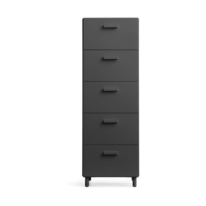 Relief dresser high with legs 41x115 cm grey - undefined - Relief