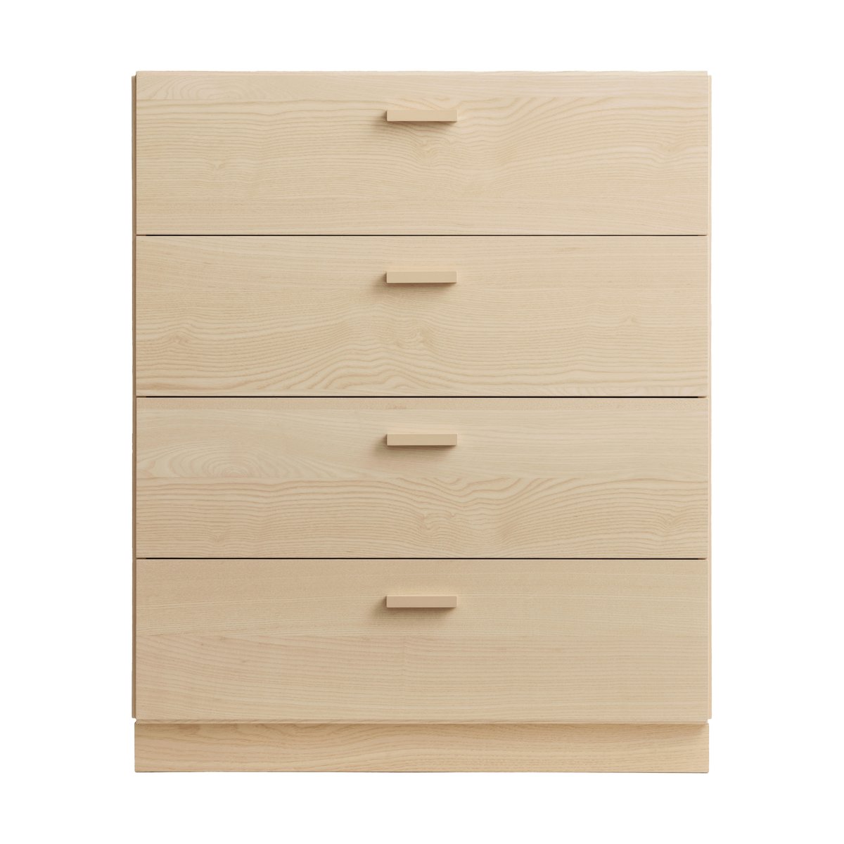 Relief dresser wide with base 82x92.2 cm ash | Scandinavian Design | Beige