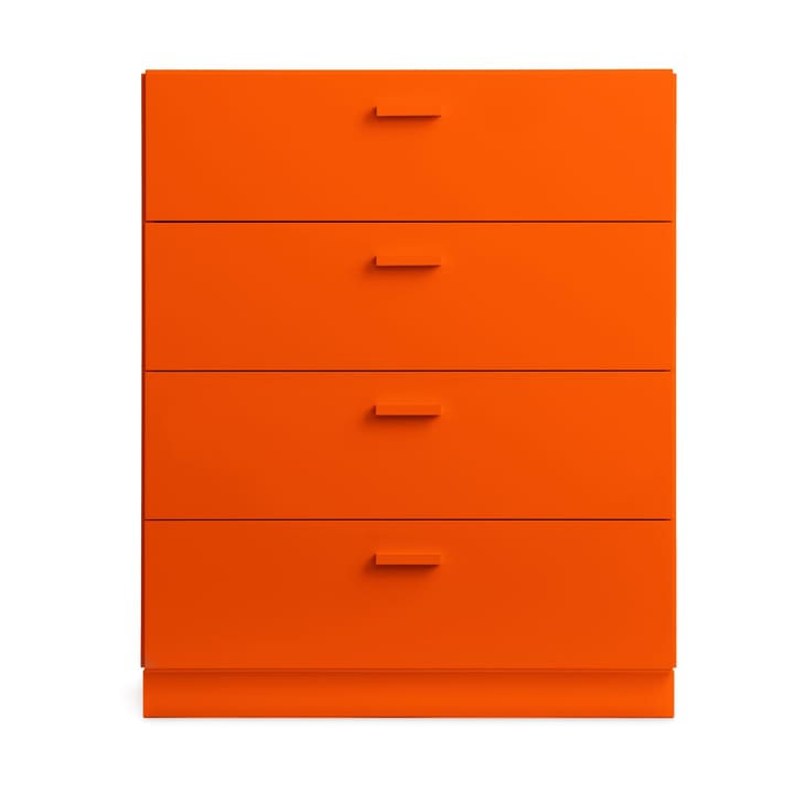 Relief dresser wide with base 82x92.2 cm orange - undefined - Relief