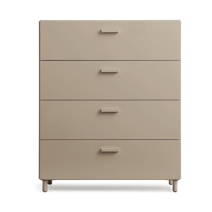 Relief dresser wide with legs 82x92.2 cm beige - undefined - Relief