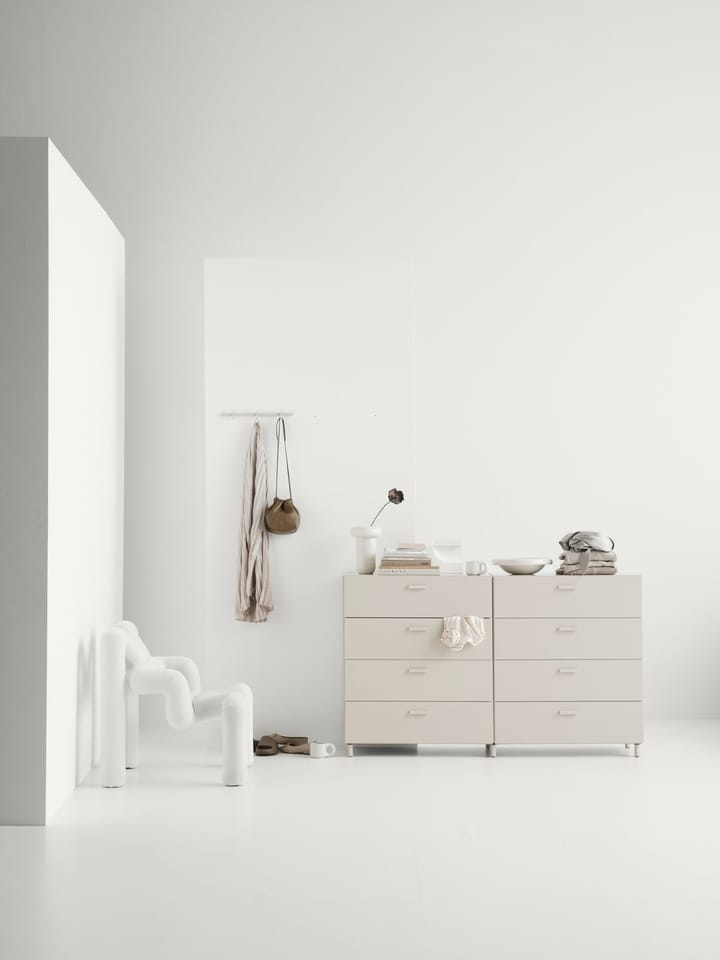 Relief dresser wide with legs 82x92.2 cm beige Relief