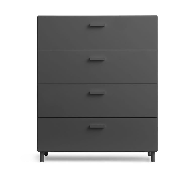 Relief dresser wide with legs 82x92.2 cm grey - undefined - Relief