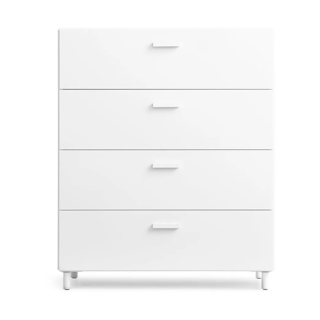 Relief dresser wide with legs 82x92.2 cm white Relief