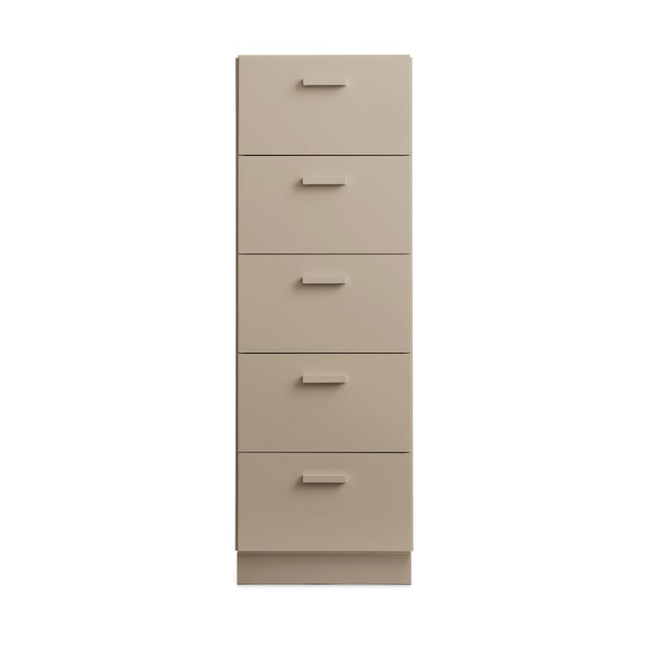 Relief high dresser with base 41x115 cm beige - undefined - Relief