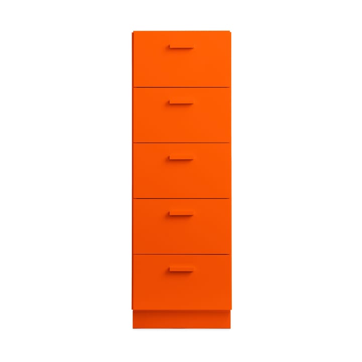 Relief high dresser with base 41x115 cm orange - undefined - Relief