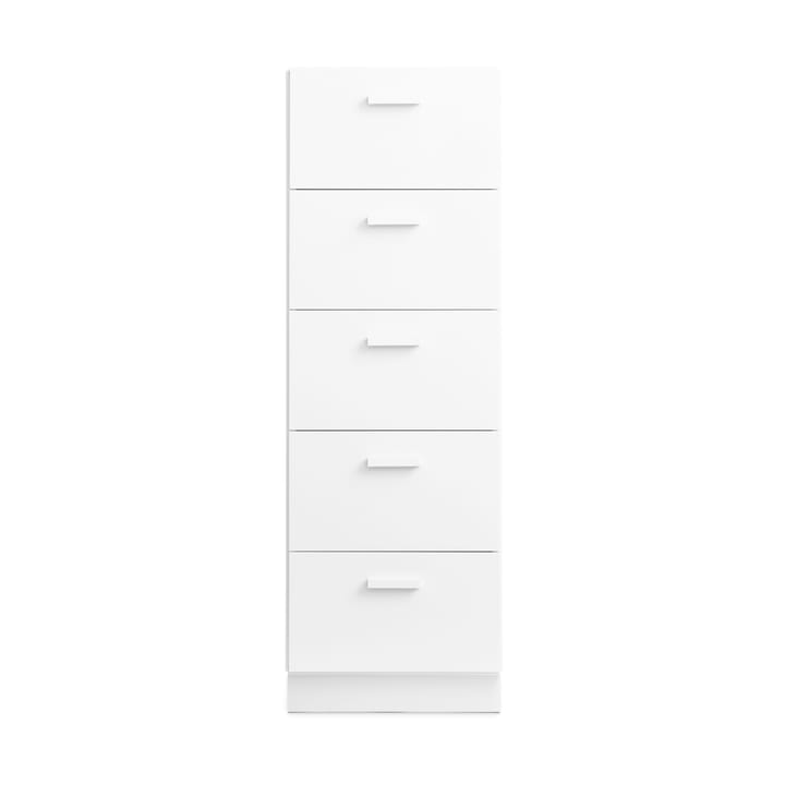 Relief high dresser with base 41x115 cm white - undefined - Relief