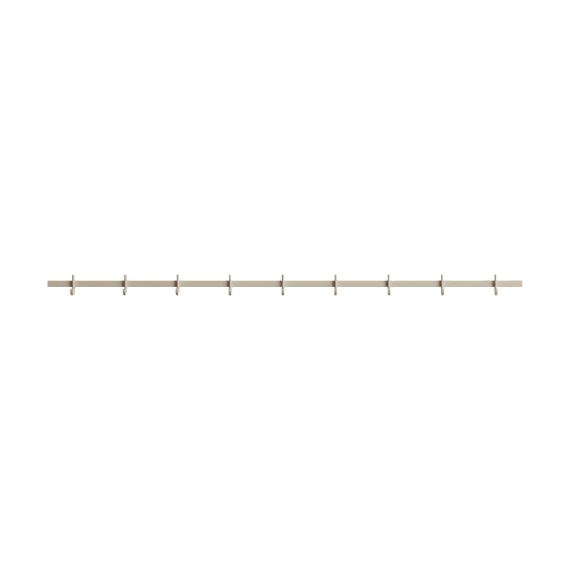 Relief Relief hook rack large 123 cm Beige