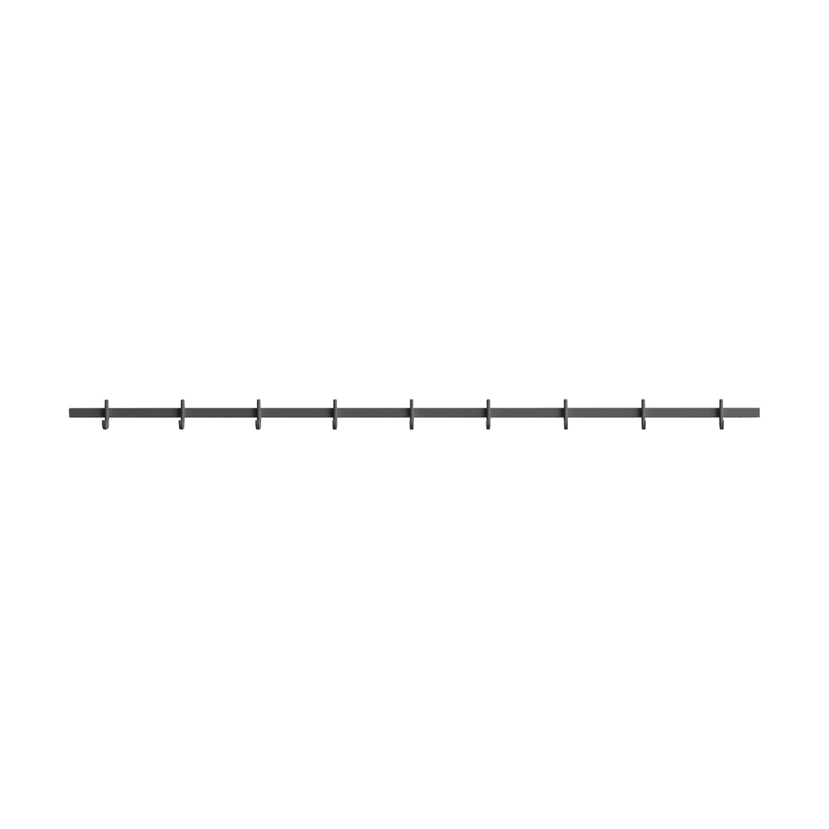 Relief hook rack large 123 cm Grey | Scandinavian Design | Clothes hooks & hangers | Grey