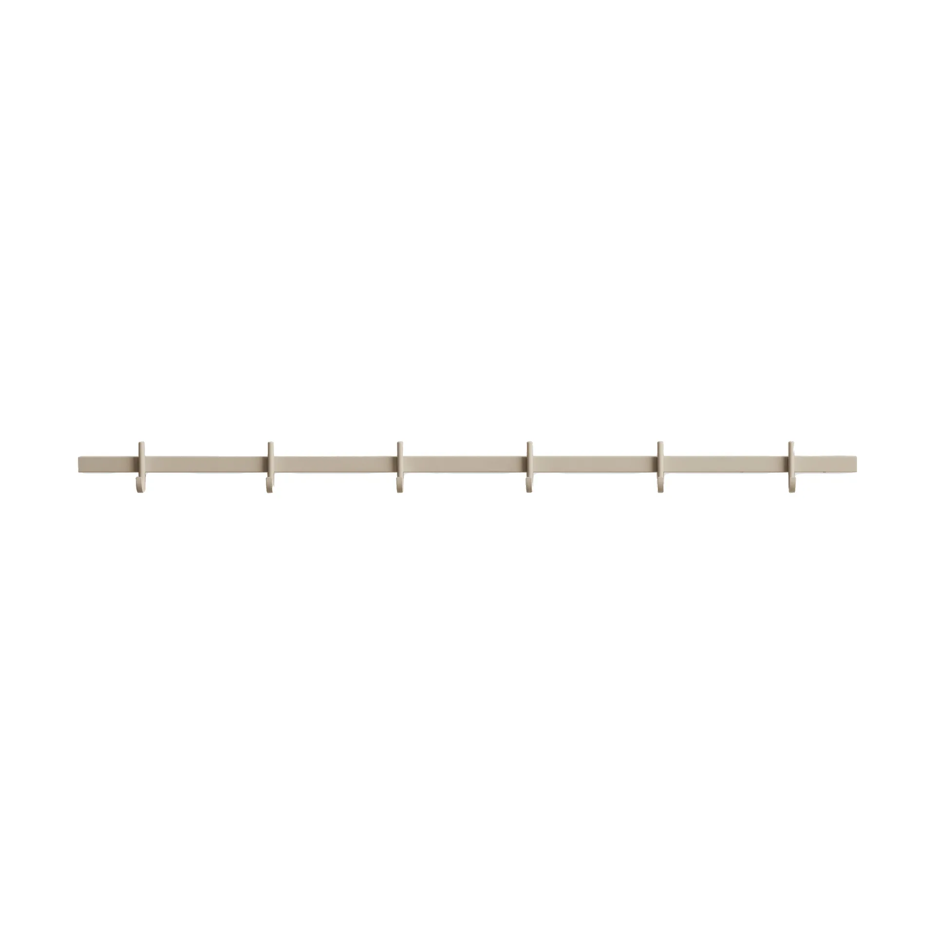 Relief hook rack medium 82 cm, Beige Relief
