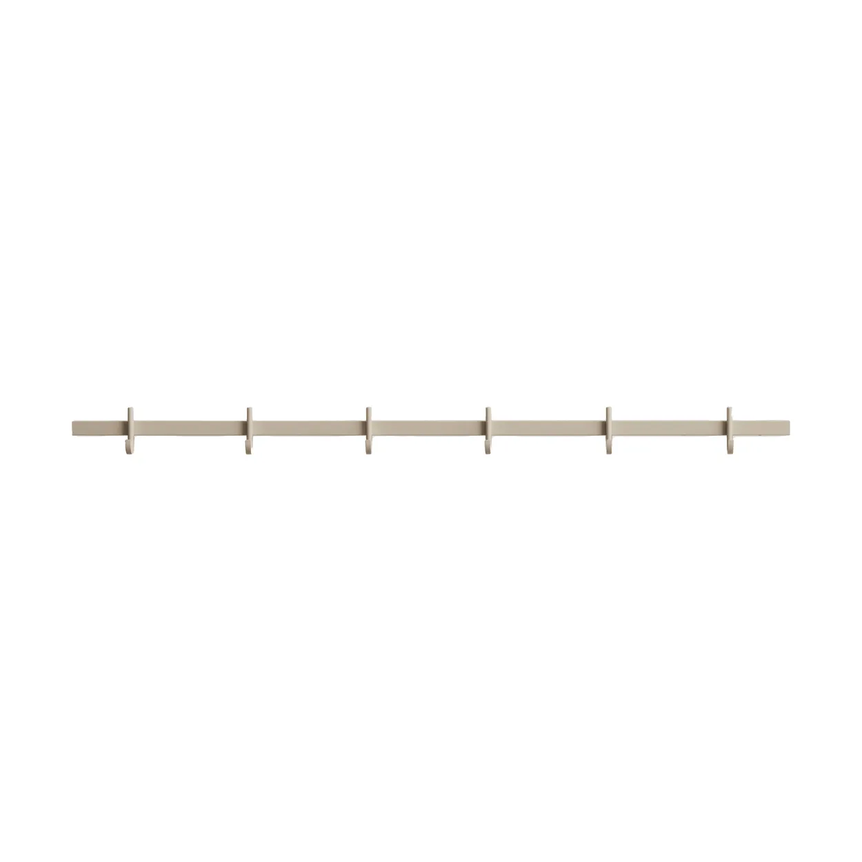 Relief Relief hook rack medium 82 cm Beige | Scandinavian Design | Clothes hooks & hangers | Beige