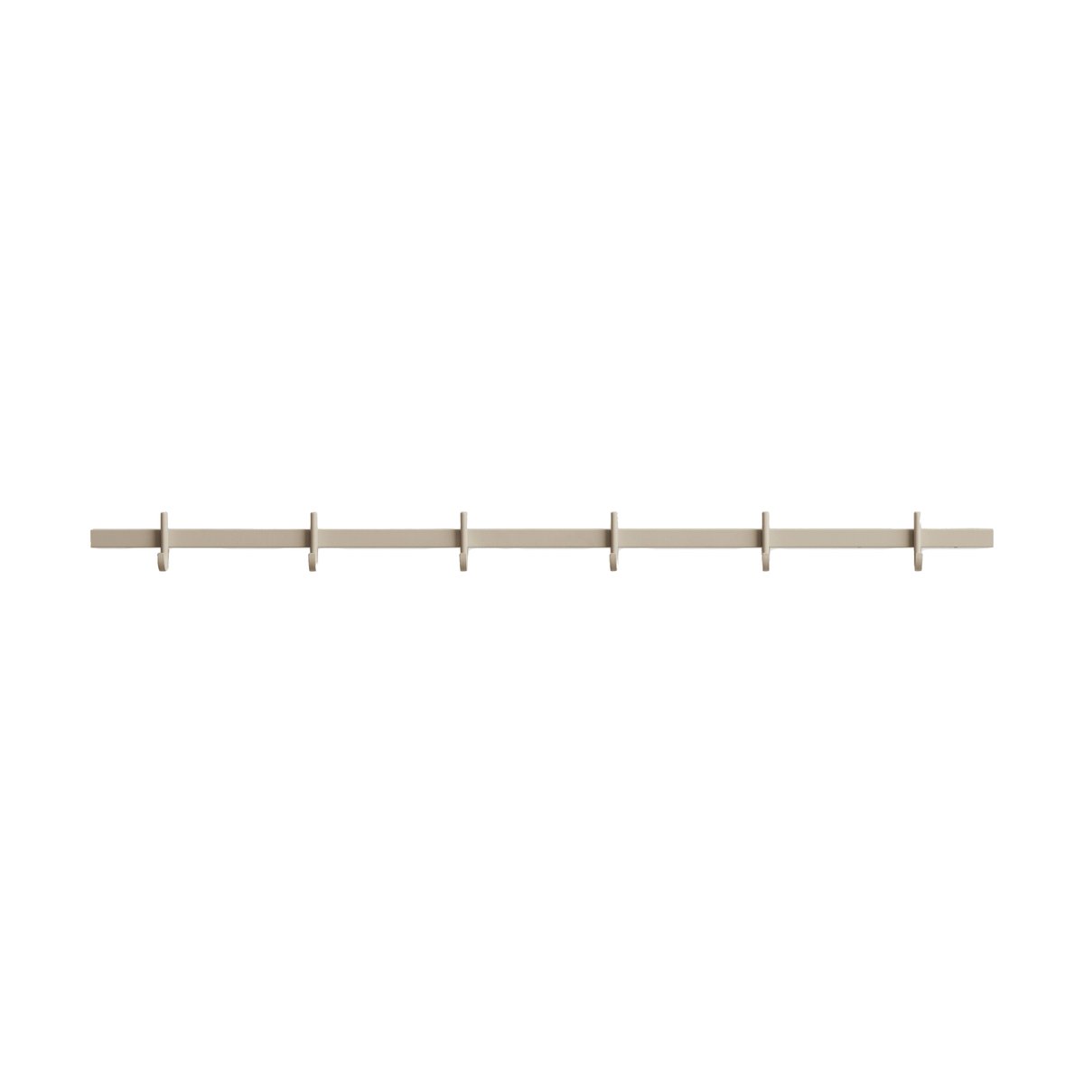 Relief Relief hook rack medium 82 cm Beige