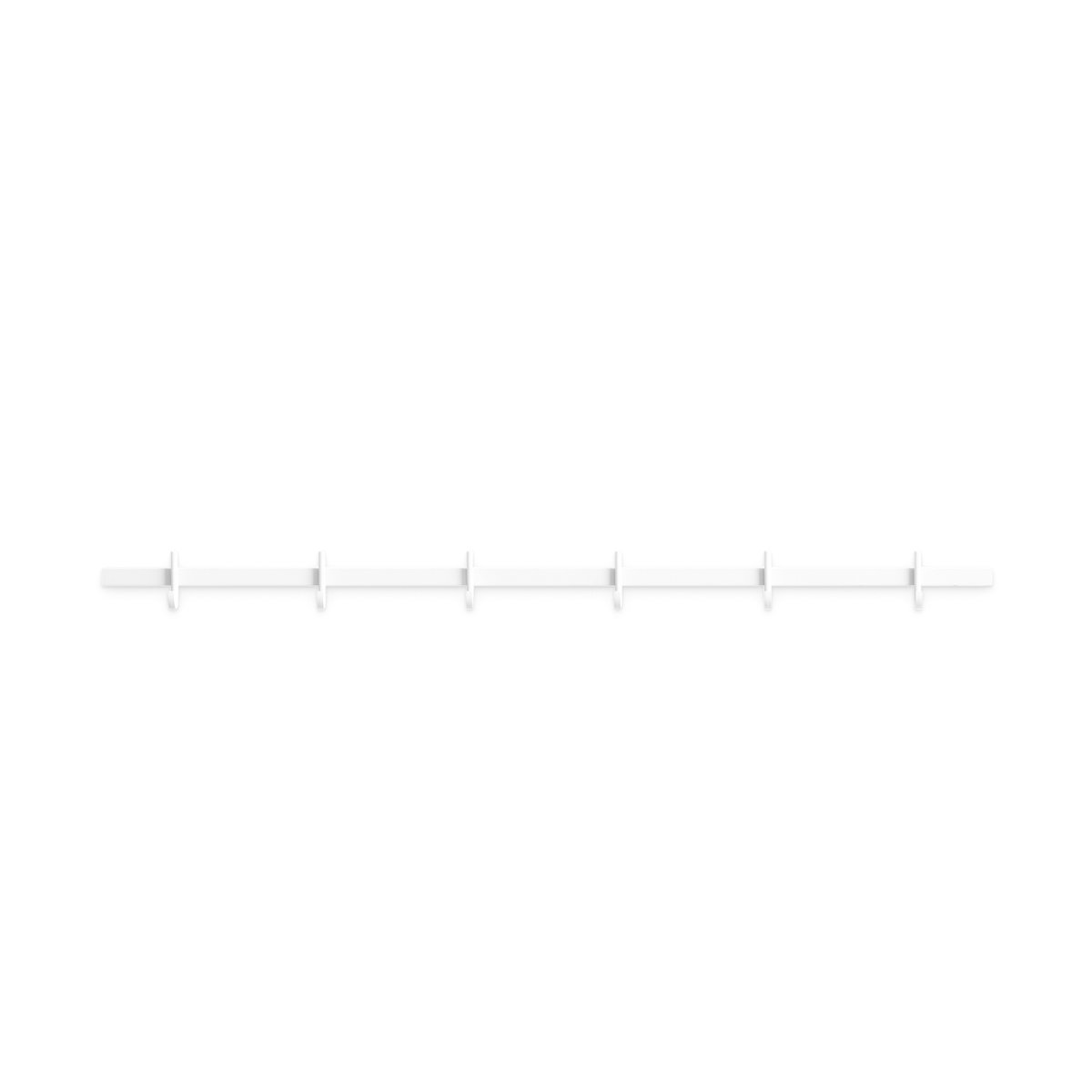 Relief hook rack medium 82 cm White | Scandinavian Design | Clothes hooks & hangers | White