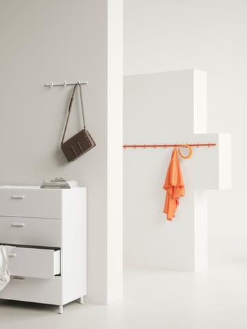 Relief hook rack small 41 cm - White - Relief