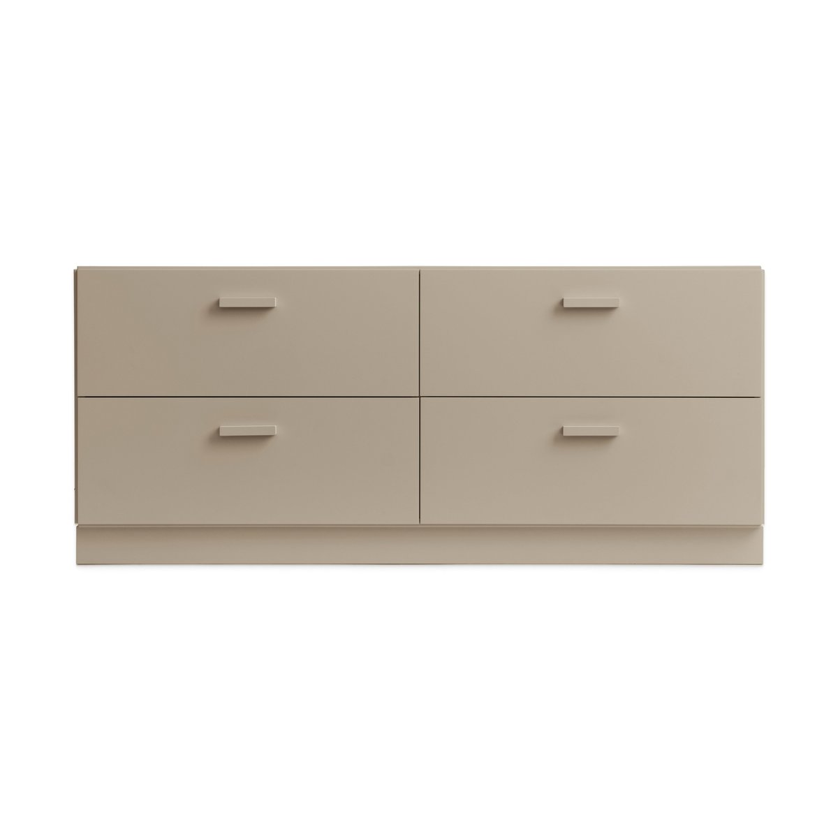 Relief Relief low dresser with legs 123x46.6 cm beige