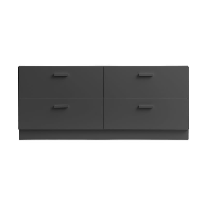 Relief Relief low dresser with legs 123x46.6 cm grey