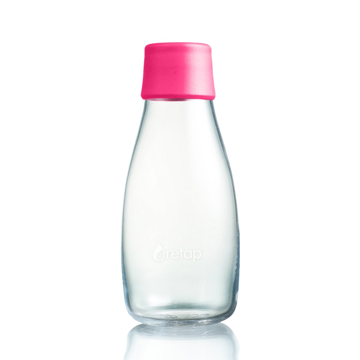 Retap Retap glass bottle 0.3 l pink | Scandinavian Design | Water bottles | Pink