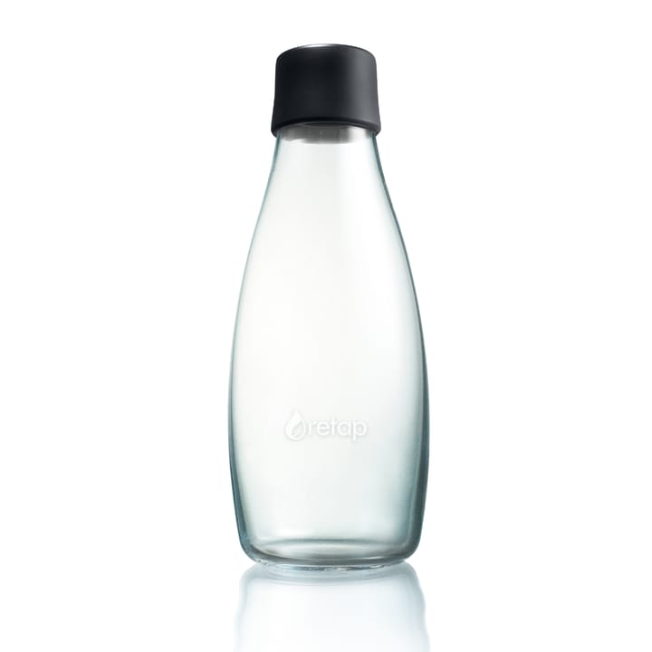 Retap glass bottle 0.5 l - black - Retap