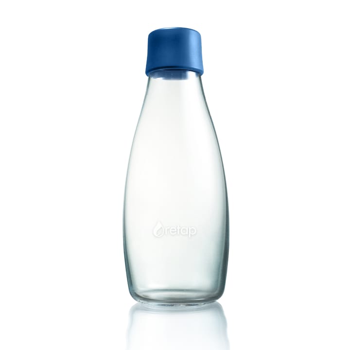 Retap glass bottle 0.5 l - dark blue - Retap