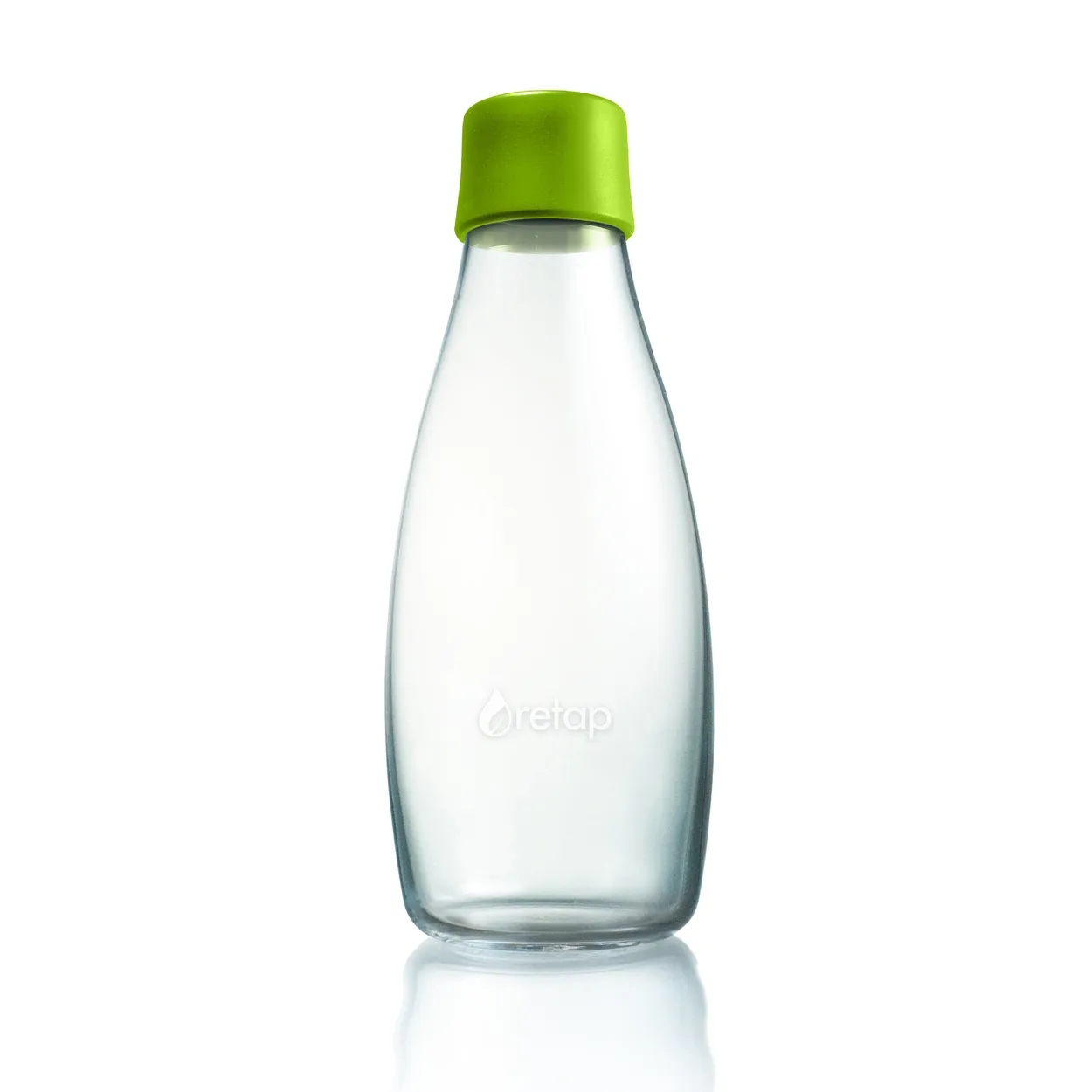 Retap glass bottle 0.5 l Forest green | Scandinavian Design | Water bottles | Green
