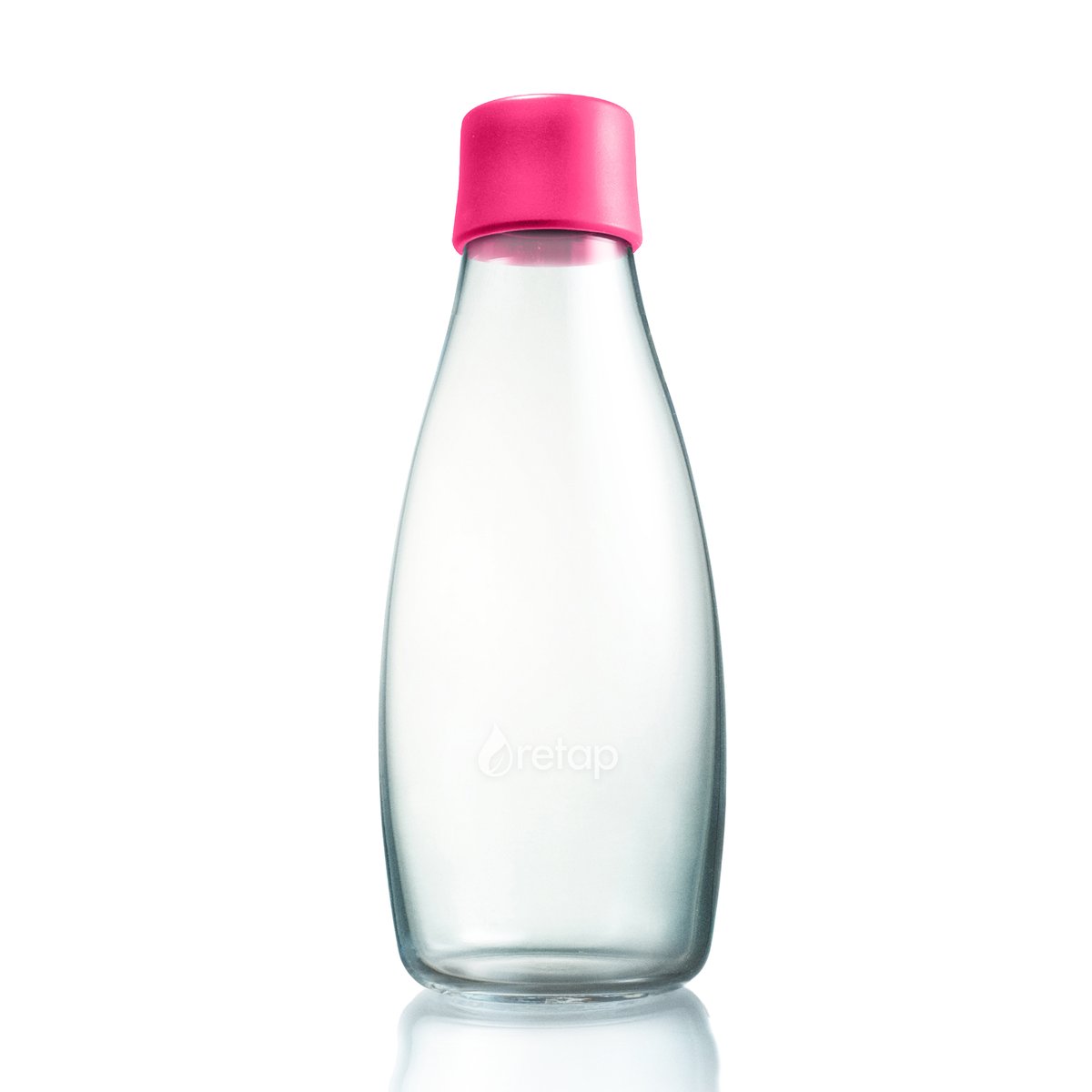 Retap Retap glass bottle 0.5 l pink | Scandinavian Design | Water bottles | Pink