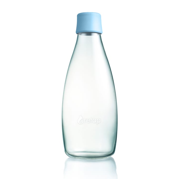 Retap glass bottle 0.8 l - baby blue - Retap