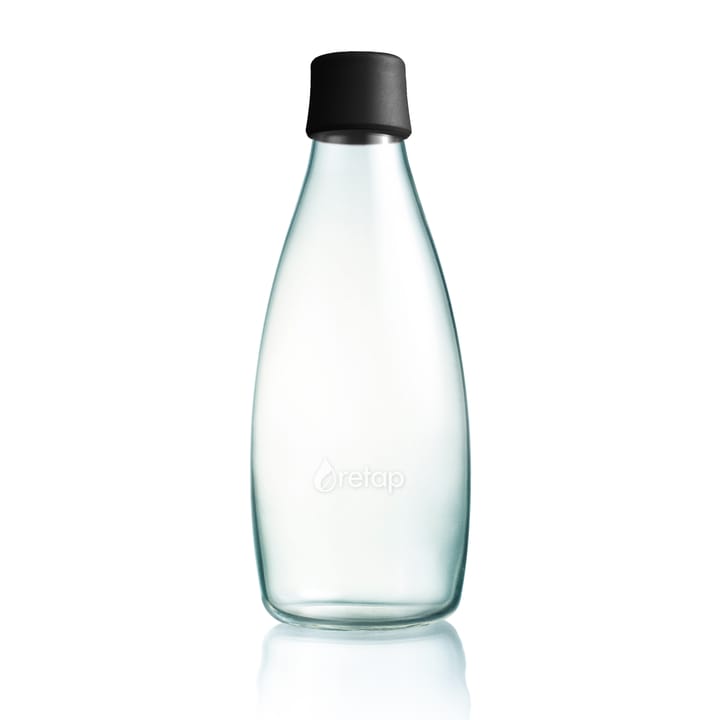 Retap glass bottle 0.8 l - black - Retap